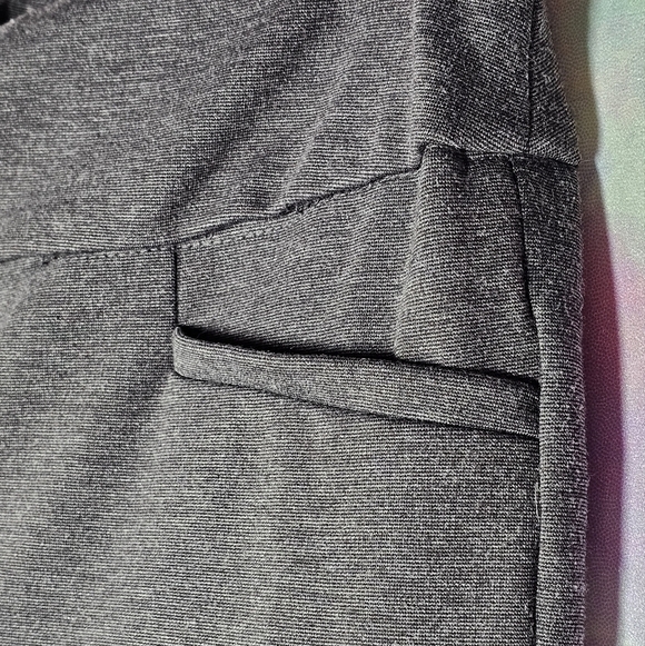 7th Avenue New York & Co Charcoal Grey Pull-On Bootcut Pants Size XL Tall - Picture 5 of 7